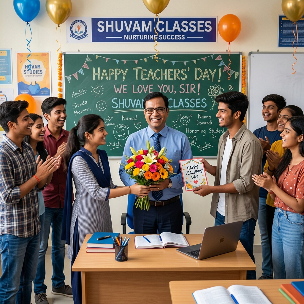 Teachers Day Celebration at Shuvam Classes